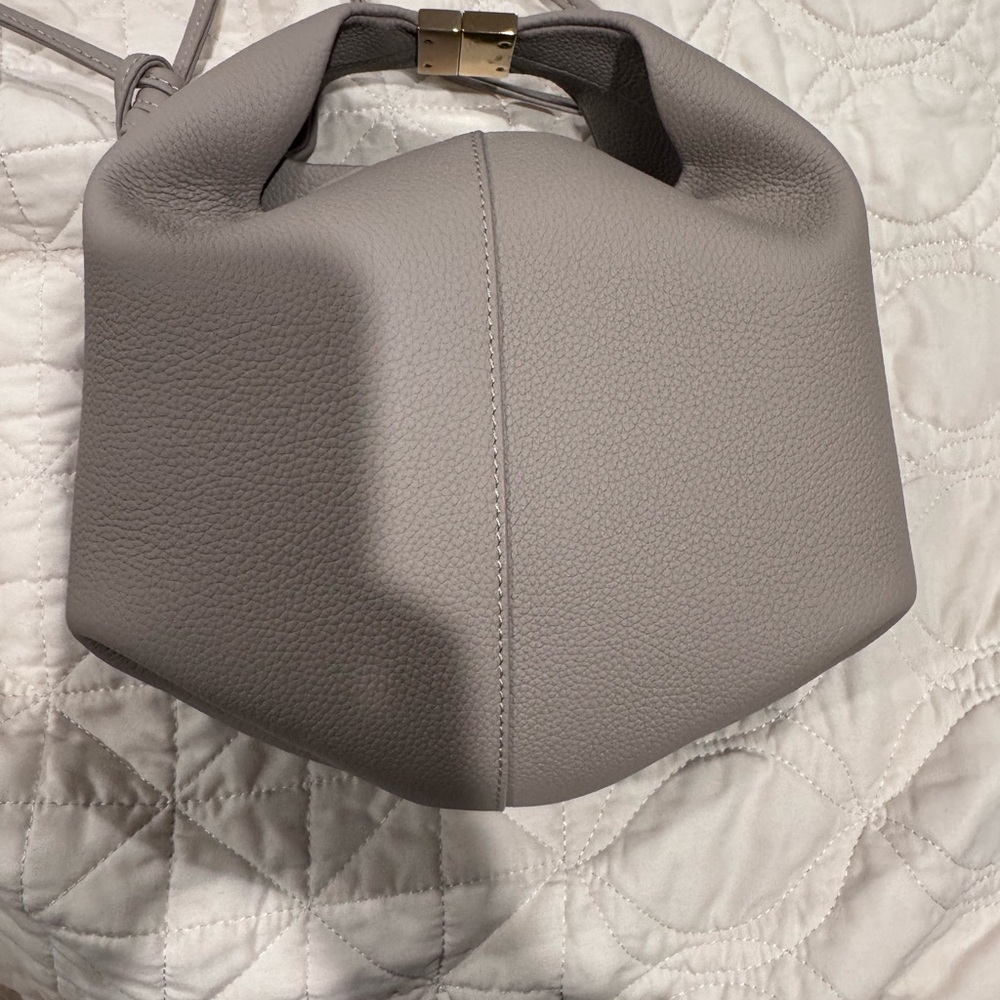 Polène Taupe Shoulder Bag - Picture 3 of 11